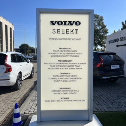 Informator VOLVO SELEKT COMMUNICATION PANEL,podświetlany LED, zewnętrzny